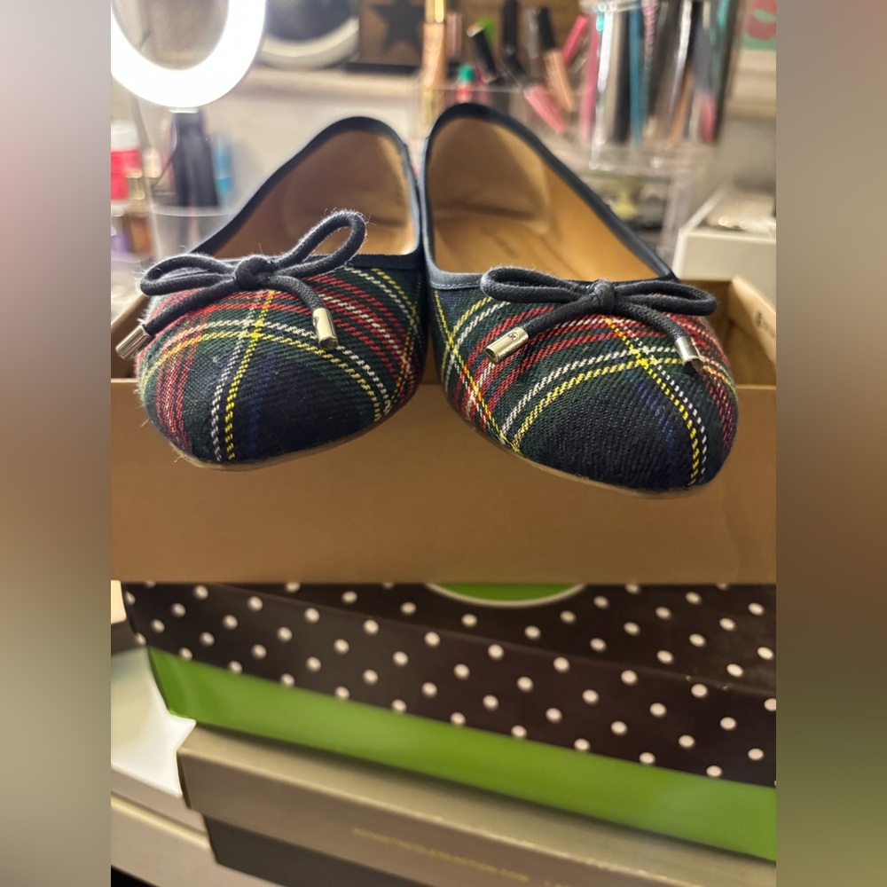 Zigi Soho Navy Ballet Flats with Bow